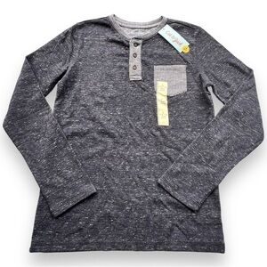 Cat & Jack Boys Double Knit Long Sleeve T-Shirt Size Large